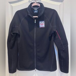 VINTAGE RALPH LAUREN Team USA Vancouver 2010 Olympics Full Zip Jacket L Navy